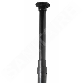 Compactor Free - Étagères d'angle réglable et télescopique, acier verni/plastique, noir RAN10282