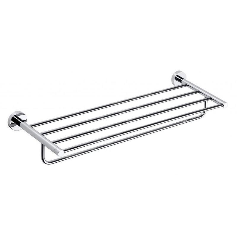 Sapho X-Round - Étagère murale pour serviettes, longeur 650 mm, chrome XR415