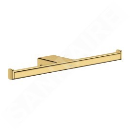Hansgrohe AddStoris - Porte-papier toilette double, aspect d'or poli 41748990