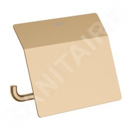 Hansgrohe AddStoris - Porte-papier toilette avec couvercle, bronze brossé 41753140