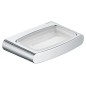 Keuco Elegance - Porte-savon avec support, verre dépoli/chrome 11655019000