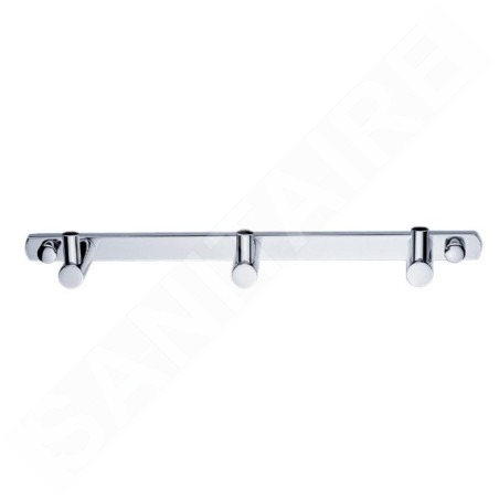 Nimco Bormo - Triple patère simple, chrome BR 11103-26