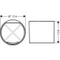 Hansgrohe WallStoris - Gobelet à compartiments, blanc mat 27921700