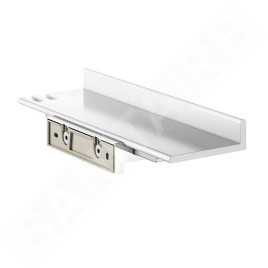 Keuco Reva - Étagère avec raclette, longueur 350 mm, blanc 12859510000