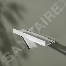 Keuco Reva - Étagère avec raclette, longueur 350 mm, blanc 12859510000