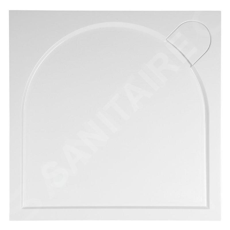 Gelco Receveurs - Receveur de douche Larca G5, 900x900 mm, marbre coulé, blanc PL009 Gelco Receveurs - Receveur de douche Larca G5, 900x900 mm, marbre coulé, blanc PL009