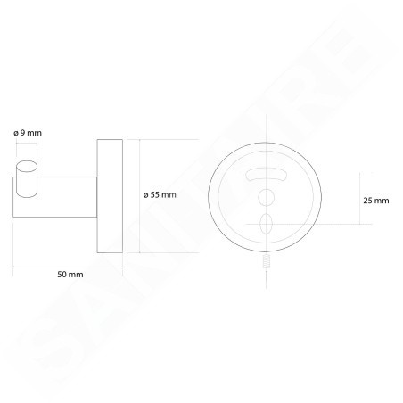 Sapho X-Round - Crochet double, doré XR202GB