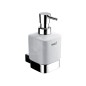 Nimco Kibo - Distributeur de savon avec support, chrome Ki 14031K-26