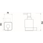 Nimco Kibo - Distributeur de savon avec support, chrome Ki 14031K-26