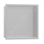 Hansgrohe XtraStoris Original - Niche murale avec cadre, 300 x 300 x 100 mm, gris béton 56061380
