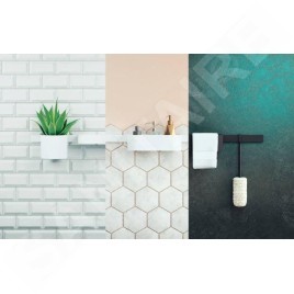 Hansgrohe WallStoris - Crochet, 2 pièces, noir mat 27929670