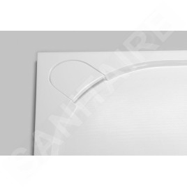 Gelco Receveurs - Receveur de douche Larca G5, 900x900 mm, marbre coulé, blanc PL009