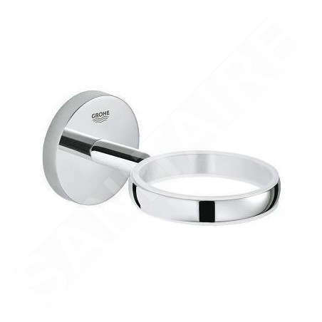 Grohe BauCosmopolitan - Porte-verre/ porte-savon, chrome 40585001