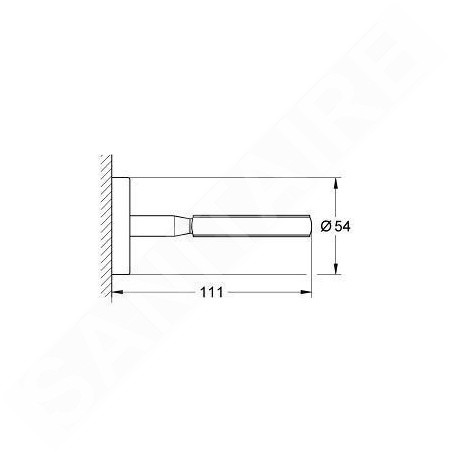 Grohe BauCosmopolitan - Porte-verre/ porte-savon, chrome 40585001