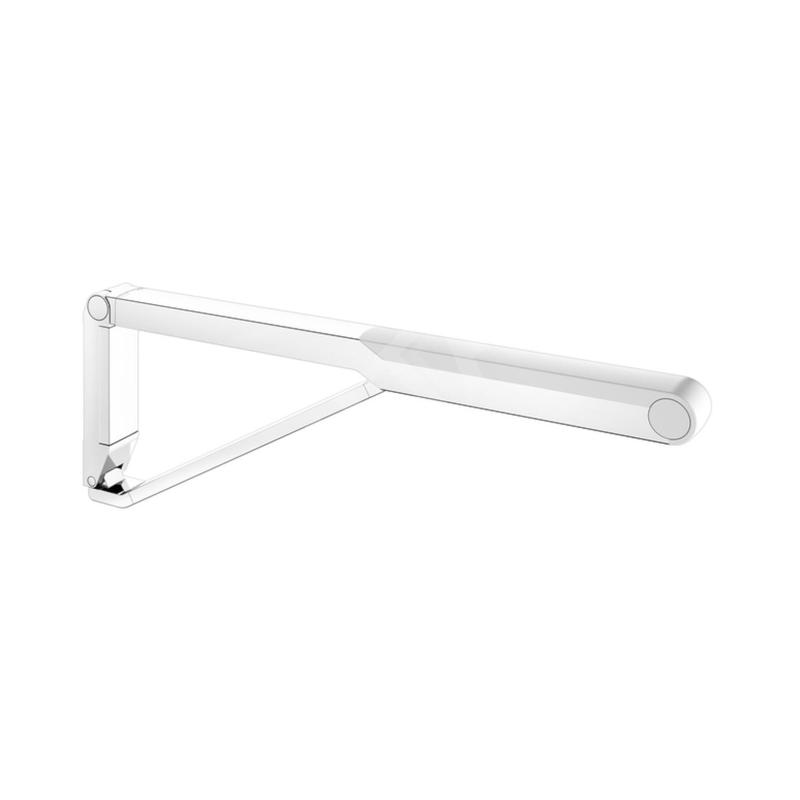 Keuco Axess - Barre de maintien 70 cm, pliable, chrome/blanc 35003010751