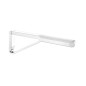 Keuco Axess - Barre de maintien 70 cm, pliable, chrome/blanc 35003010751