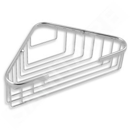 Novaservis Accessoires métalliques - Étagère d’angle grille, chrome 6079,0