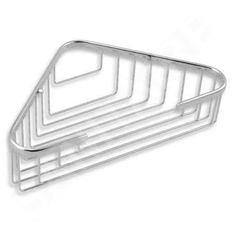 Novaservis Accessoires métalliques - Étagère d’angle grille, chrome 6079,0