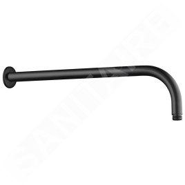 Aqualine Douches - Bras de douche, longueur 350 mm, noir mat T05