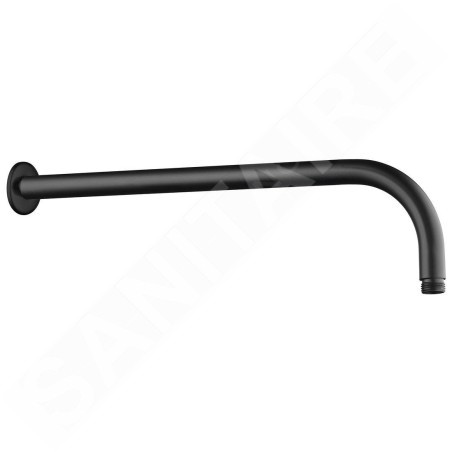 Aqualine Douches - Bras de douche, longueur 350 mm, noir mat T05