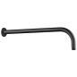 Aqualine Douches - Bras de douche, longueur 350 mm, noir mat T05