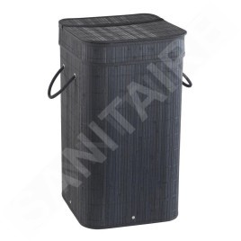Sapho Accessoires de salle de bains Gedy - Panier à linge Tatami 355x630x355 mm, noir TA3814