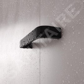 Nimco Nikau - Porte-serviettes, longueur 630 mm, noir mat NKC 30061-90
