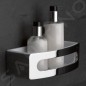 Keuco Elegance - Étagère, longueur 239 mm, blanc/chrome 11658010000