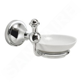 Sapho Gedi Nevis - Porte-savon, céramique / chrome NV1113