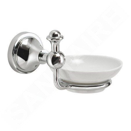 Sapho Gedi Nevis - Porte-savon, céramique / chrome NV1113