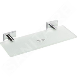 Sapho X-SQUARE - Tablette murale, longeur 300 mm, verre/chrome XQ602
