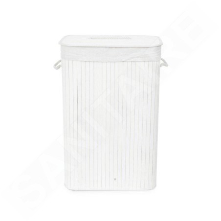 Compactor Free - Panier à linge 400 x 300 x 600 mm, bambou / blanc RAN9108