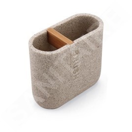 Nimco Kora - Verre pour brosse à dents et dentifrice, beige sable KO 24057-86