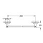 Grohe QuickFix Start - Porte-serviettes, longueur 45 cm, chrome 41197000