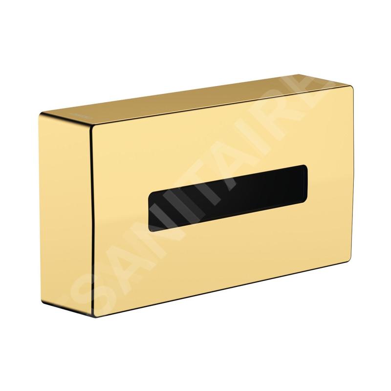 Hansgrohe AddStoris - Distributeur de mouchoirs en papier, aspect d'or poli 41774990