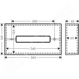 Hansgrohe AddStoris - Distributeur de mouchoirs en papier, aspect d'or poli 41774990