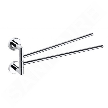 Sapho X-Round - Porte-serviettes rotatif, longeur 450 mm, chrome XR403