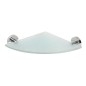 Sapho X-Round - Étagère murale d´angle, verre/chrome XR603