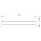 Novaservis Titania Naty - Porte-serviettes, longueur 600 mm, chrome 66628,0