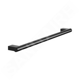 Keuco Plan - Porte-serviettes, longueur 650 mm, noir mat 14901370600