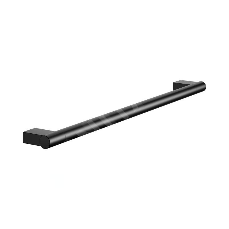 Keuco Plan - Porte-serviettes, longueur 650 mm, noir mat 14901370600