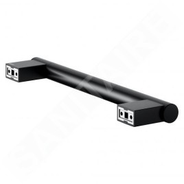 Keuco Plan - Manche, 350 mm de longueur, noir mat 14907370000