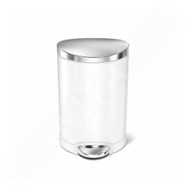 Simplehuman Poubelles - Poubelle 6 l, blanc CW1835CB