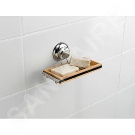 Compactor Bestlock - Porte-savon, bambou/chrome RAN5806