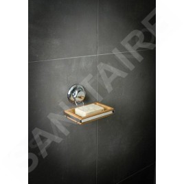 Compactor Bestlock - Porte-savon, bambou/chrome RAN5806