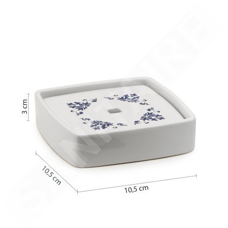 Sapho Gedy Cixi - Porte-savon à poser, blanc CX1189