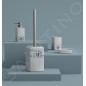 Sapho Gedy Cixi - Brosse WC à poser, blanc CX3389