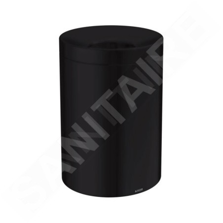 Axor Universal Circular - Poubelle, 5 l, noir mat 42872670