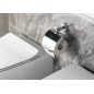 Sapho X-Round - Porte-rouleau toilette avec couvercle, chrome XR702