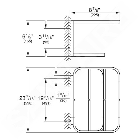 Grohe Selection - Porte-serviettes, chrome 41066000